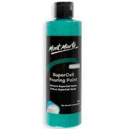 [PMPS0010] Mont Marte SuperCell Pouring Paint 240ml - Teal