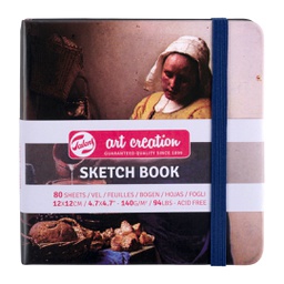 [9314354M] ART CREATION SKETCHBOOK MILKMD 12X12 140G FSC