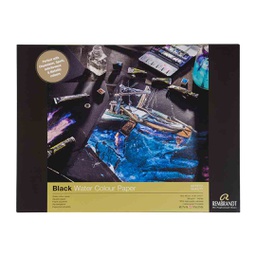 [93070001] REMBRANDT WATER COLOR BLACKPAPER A3 360G FSC-MIX