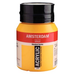 [17722702] الوان اكريلك عالية الجودة والتماسك ساطعة من شركة امستردام الهولندية 500 مل Azo Yellow Dp