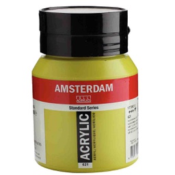 [17726212] الوان اكريلك عالية الجودة والتماسك ساطعة من شركة امستردام الهولندية 500 مل Olive Green Lt