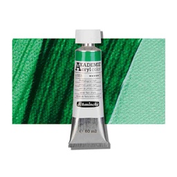 [23553011] SCHMINCKE  AKADEMIE ACRYLIC COLOUR  60ML phthalo green light