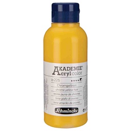 [23225027] SCHMINCKE  AKADEMIE ACRYLIC COLOUR  250ML chrome yellow hue