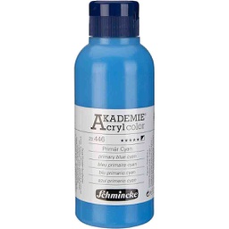 [23446027] SCHMINCKE  AKADEMIE ACRYLIC COLOUR  250ML primary blue cyan