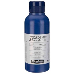 [23448027] SCHMINCKE  AKADEMIE ACRYLIC COLOUR  250ML Phthalo blue