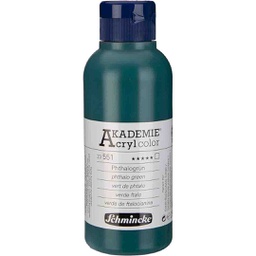 [23551027] SCHMINCKE  AKADEMIE ACRYLIC COLOUR  250ML phthalo green