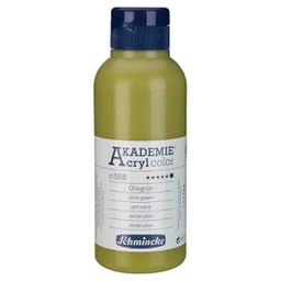 [23558027] SCHMINCKE  AKADEMIE ACRYLIC COLOUR  250ML olive green