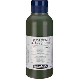 [23560027] SCHMINCKE  AKADEMIE ACRYLIC COLOUR  250ML sap green