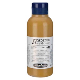 [23656027] SCHMINCKE  AKADEMIE ACRYLIC COLOUR  250ML raw umber light