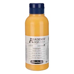 [23659027] SCHMINCKE  AKADEMIE ACRYLIC COLOUR  250ML Naples yellow