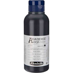 [23771027] SCHMINCKE  AKADEMIE ACRYLIC COLOUR  250ML lamp black