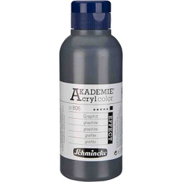 [23806027] SCHMINCKE  AKADEMIE ACRYLIC COLOUR  250ML graphite