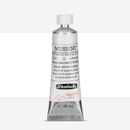 [10101009] SCHMINCKE  MUSSINI 35ML OIL COLOUR  flake white subst.