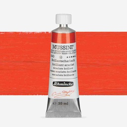 [10340009] SCHMINCKE  MUSSINI 35ML OIL COLOUR  brilliant scarlet