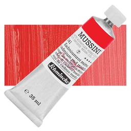 [10341009] SCHMINCKE  MUSSINI 35ML OIL COLOUR  cadmium red medium 