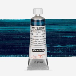 [10497009] SCHMINCKE  MUSSINI 35ML OIL COLOUR  Transparent Turquoise