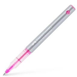 [248128] قلم حبر سائل 0.7مل زهري FABER-CASTEL