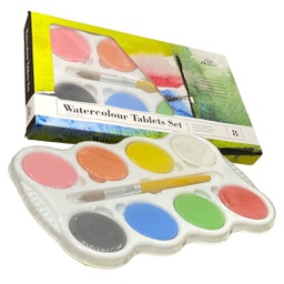 [PWT0857S] Water Colour Tablet D57 Set of 8 