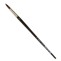 [VA-7785_12] TOP-ACRYL BRUSH ROUND anthr. esagonal handle