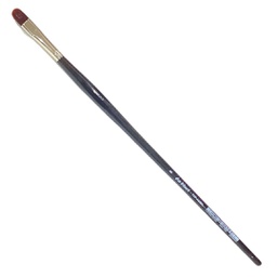 [VA-7485_8] TOP-ACRYL SYNTHETIC BRUSH filberts,red-brown fibres