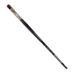 [VA-7485_10] TOP-ACRYL SYNTHETIC BRUSH filberts,red-brown fibres