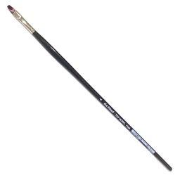 [VA-7185_4] TOP-ACRYL BRUSH Flat anthr. esagonal handle