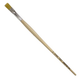 [VA-8329_12] SYNTHETIC BRISTLE for oil and acrylic, long plainwood handles