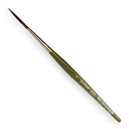 [VA-263_6] da Vinci-FORTE LETTERING BRUSH redbrown synthetic fibre