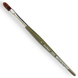 [VA-365_6] da Vinci-FORTE OVAL red-brown synthetics