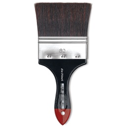 [VA-5040_80] COSMOTOP MOTTLER black-red polished handle