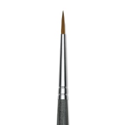 [5522] Da Vinci Colineo Synthetic Kolinsky Sable Brush - Round, Size 1 Short Handle