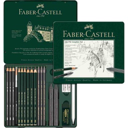 [FCG/112973] FABER-CASTEL Set Pitt Graphite Tin Medium