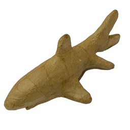 [AP158O] ديكوباج الورق المعجن تمثال سمك القرش