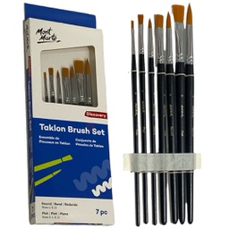 [BMHS0061] Mont Marte Taklon Brush Set 7pc