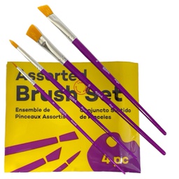 [BMHS0063] Mont Marte Assorted Brush Set 4pc