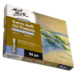 [MMPT0049] Mont Marte Extra Soft Oil Pastels Natural Hue 26pc