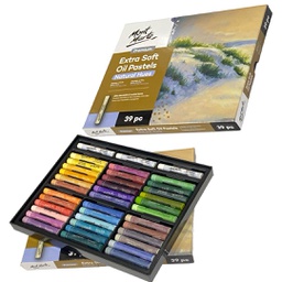 [MMPT0050] Mont Marte Extra Soft Oil Pastels Natural Hue 39pc