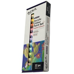 [MSCP1236] Mont Marte Acrylic Colour Pastel Colours 12pc x 36ml