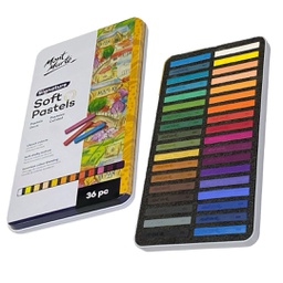 [MMPT0038] Mont Marte Soft Pastels 36pc in Tin