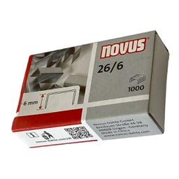 [040-0056] دبابيس دباسة نوفس  1000دبوس 26/6 NOVUS