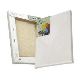 [E5308SB-3] STRETCHED CANVAS 100% NATURAL COTTON,FIR WOOD 15X20