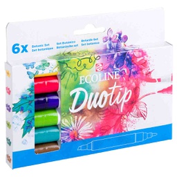 [11609912] ECOLINE DUO TIP BOTANIC SET 6