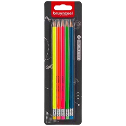 [60211105] Bruynzeel  GRAPH.PENC.HB+ERASER 5 CF