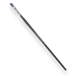 Dynasty Blue Ice Long Handle Brush-Series 320F Flat Size 2