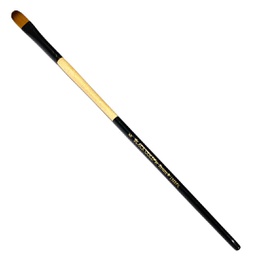 Black Gold Series Long Handled Synthetic Brushes by Dynasty1526FIL-6