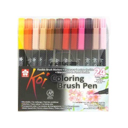Sakura KOI Colouring Brush Pen Set of 24