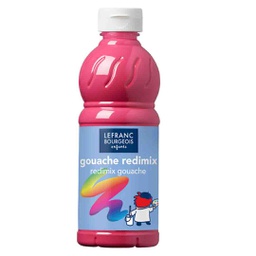 [188007] Lefranc &amp; Bourgeois education gouache redimix 500ML bottle TYRIAN PINK