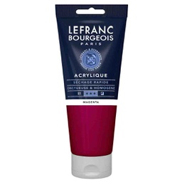 [300382] Lefranc &amp; Bourgeois fine acrylic color 200ML tube MAGENTA
