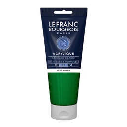 [300391] Lefranc &amp; Bourgeois fine acrylic color 200ML tube MEDIUM GREEN