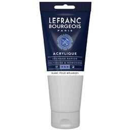 [300393] Lefranc &amp; Bourgeois fine acrylic color 200ML tube MIXING WHITE